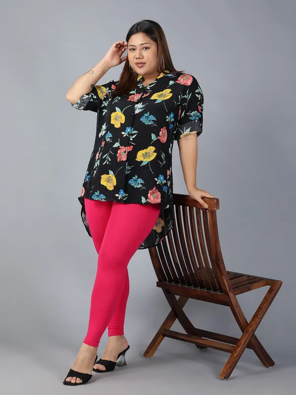 Pink_Solid_Plus_Size_Ankle_Length_Ethnic_Wear_Legging_For_Women