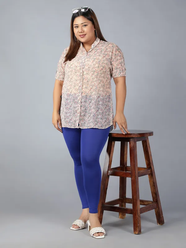 Blue_Solid_Plus_Size_Ankle_Length_Ethnic_Wear_Legging_For_Women