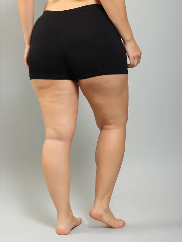 Black_&_White_Plus_Size_Solid_Tights_For_Women_(Pack_Of_2)