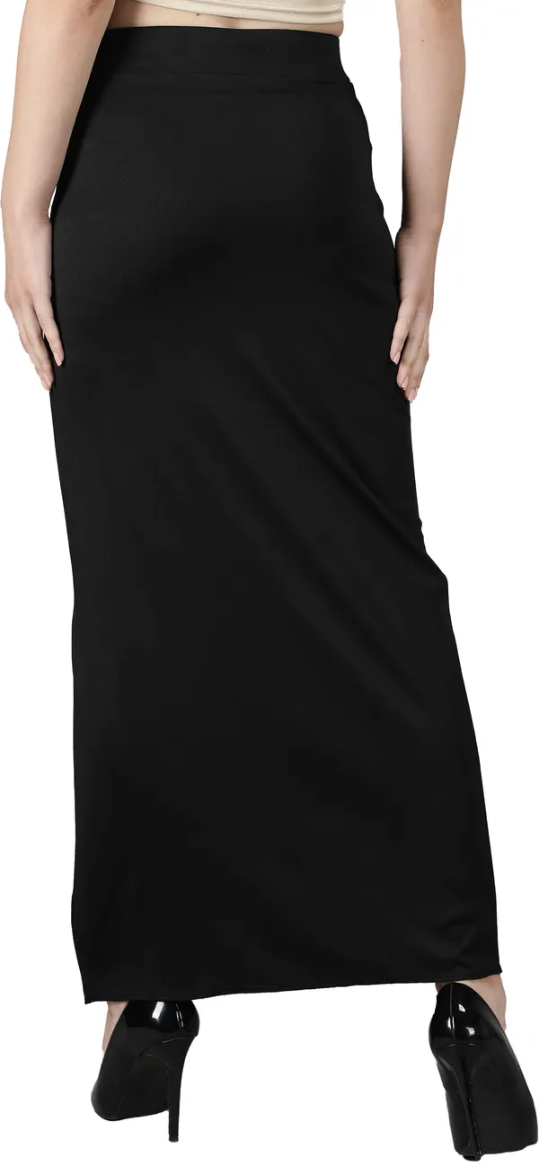Black_Solid_Plus_Size_Shapewear_For_Women
