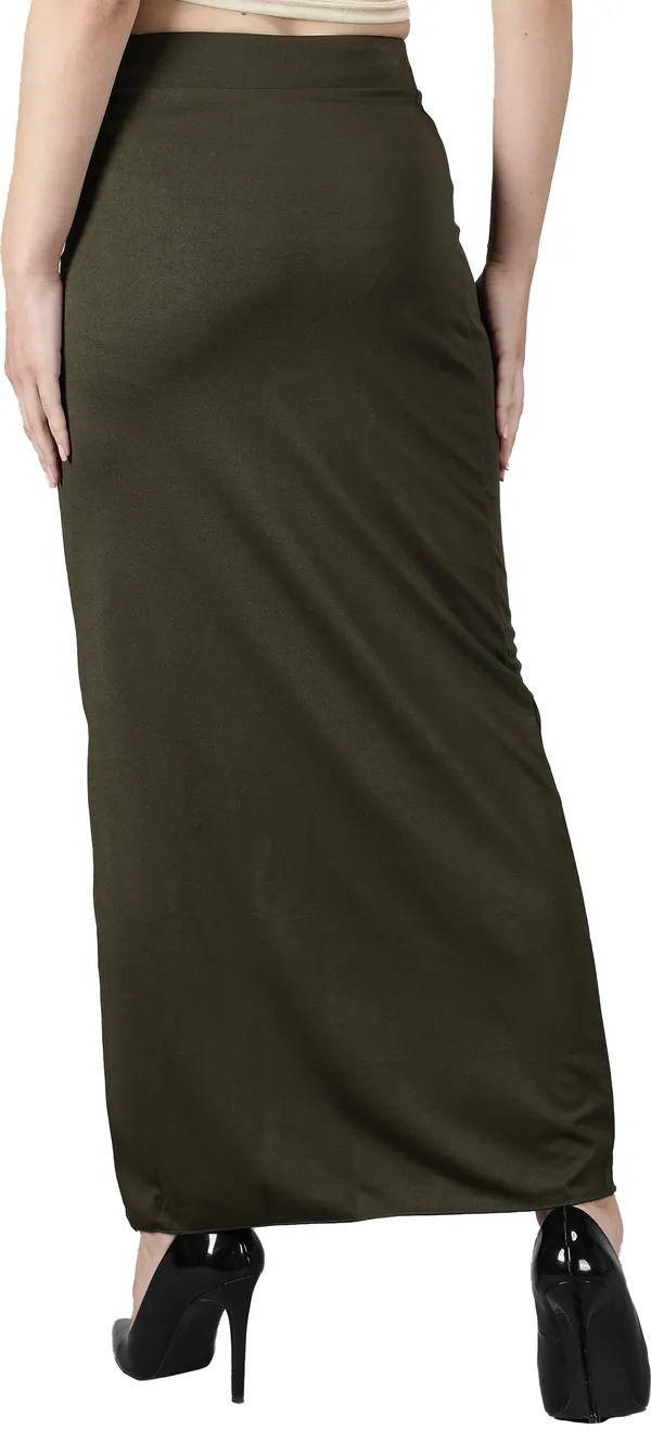 Dark_Green_Solid_Plus_Size_Shapewear_For_Women