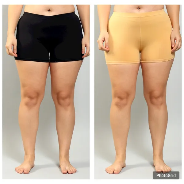 Skin_&_Black_Plus_Size_Solid_Tights_For_Women_(Pack_Of_2)