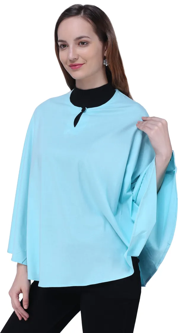 Blue_Plain_100%_Natural_Bio-Wash_Ultrasoft_Cotton_Breastfeeding_Cover_For_Mother_And_Nursing