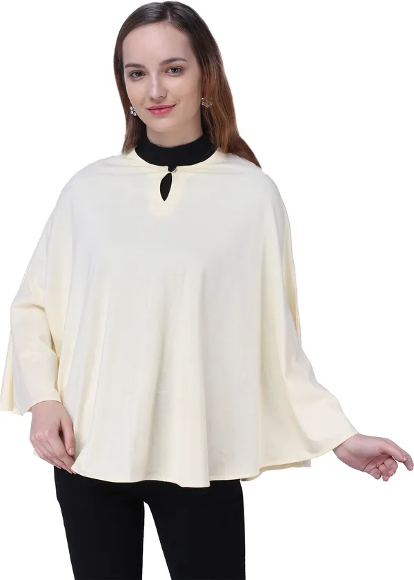 Cream_Plain_100%_Natural_Bio-Wash_Ultrasoft_Cotton_Breastfeeding_Cover_For_Mother_And_Nursing