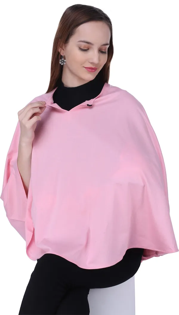 Pink_Plain_100%_Natural_Bio-Wash_Ultrasoft_Cotton_Breastfeeding_Cover_For_Mother_And_Nursing