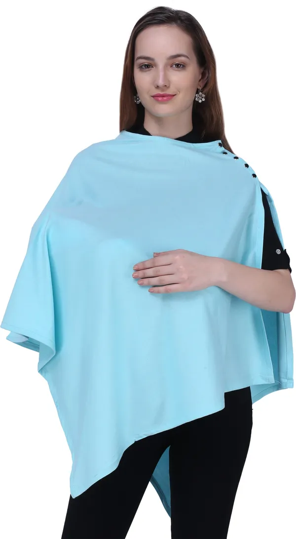 Blue_Plain_100%_Natural_Bio-Wash_Ultrasoft_Cotton_Breastfeeding_Cover_For_Mother_And_Nursing