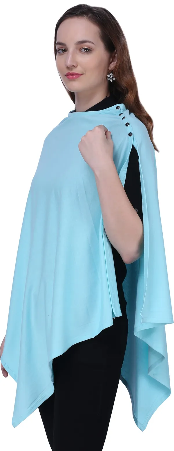 Blue_Plain_100%_Natural_Bio-Wash_Ultrasoft_Cotton_Breastfeeding_Cover_For_Mother_And_Nursing
