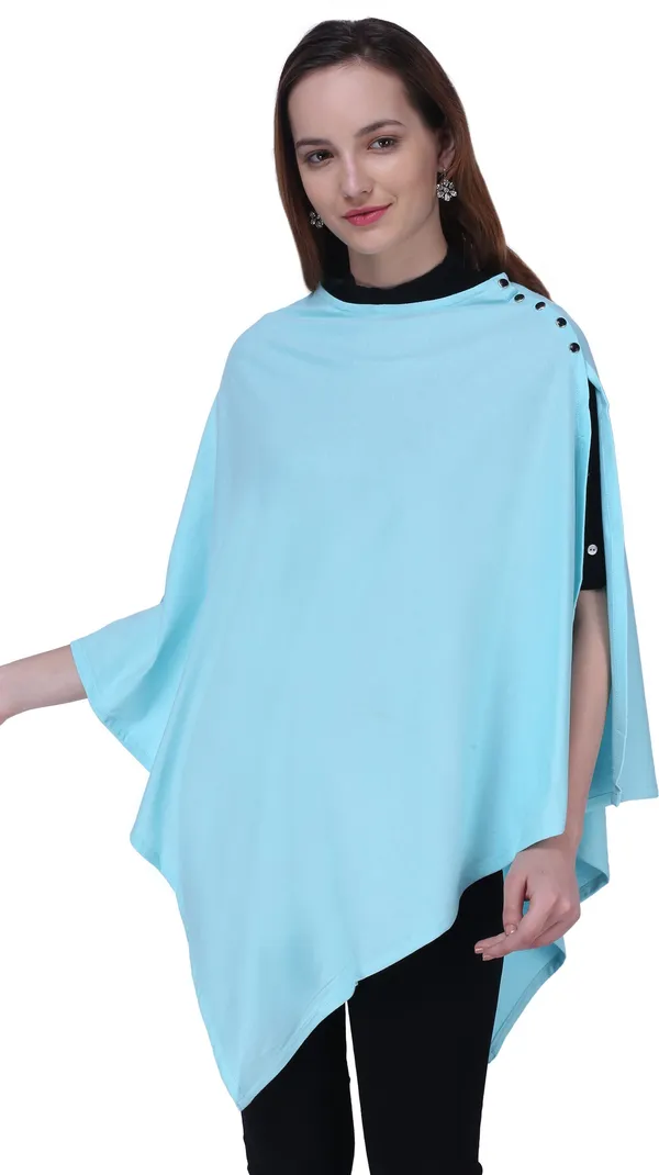 Blue_Plain_100%_Natural_Bio-Wash_Ultrasoft_Cotton_Breastfeeding_Cover_For_Mother_And_Nursing