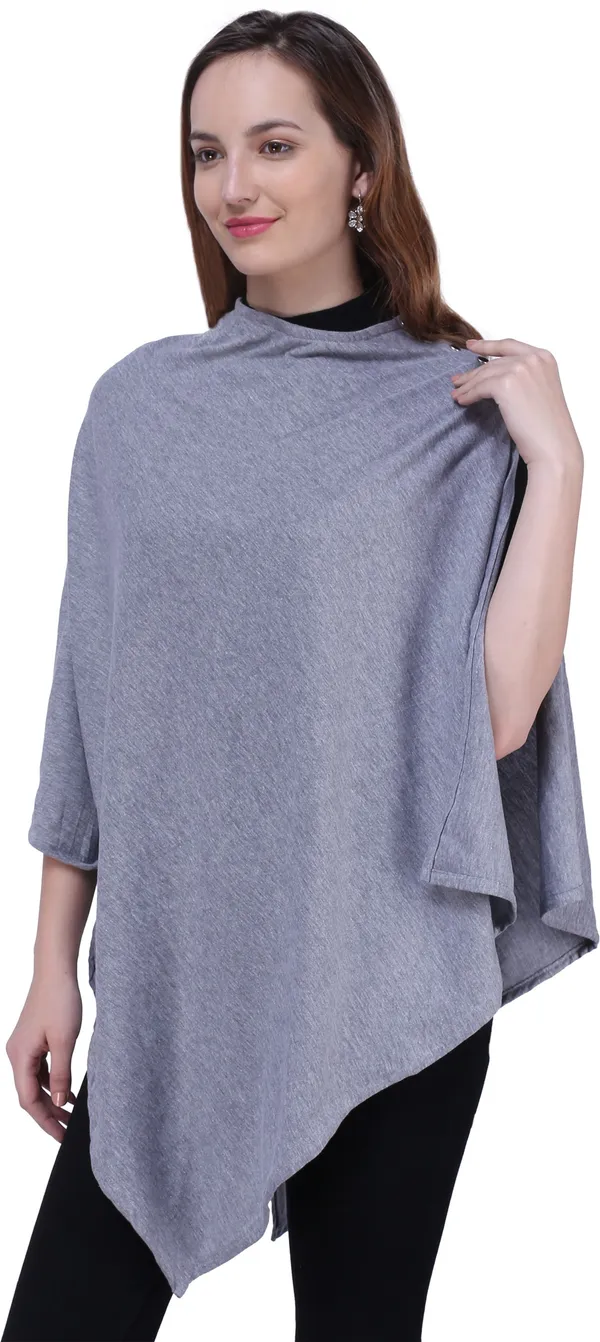 Grey_Plain_100%_Natural_Bio-Wash_Ultrasoft_Cotton_Breastfeeding_Cover_For_Mother_And_Nursing