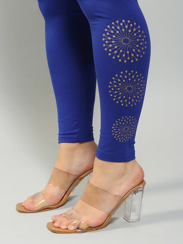 Blue_Solid_Plus_Size_Ankle_Length_Ethnic_Wear_Legging_For_Women
