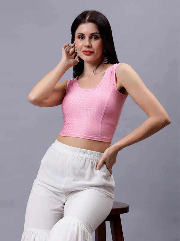Baby_Pink_Plus_Size_Sleeveless_Blouse_For_Women