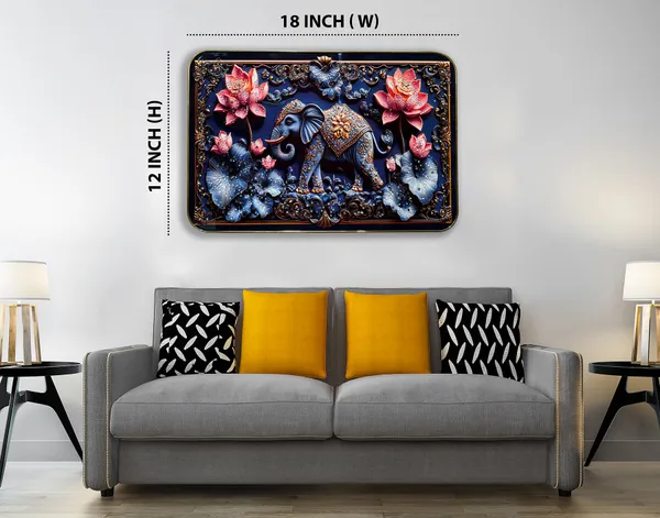 3D_Elephant_With_Floral_Crystal_Embossed_Painting_For_Home_Decor_Living_Room_Wall_Decoration