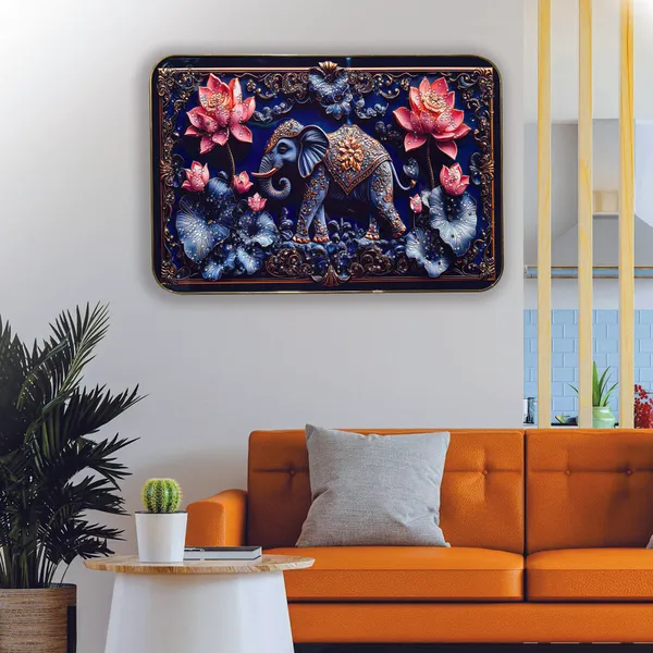3D_Elephant_With_Floral_Crystal_Embossed_Painting_For_Home_Decor_Living_Room_Wall_Decoration