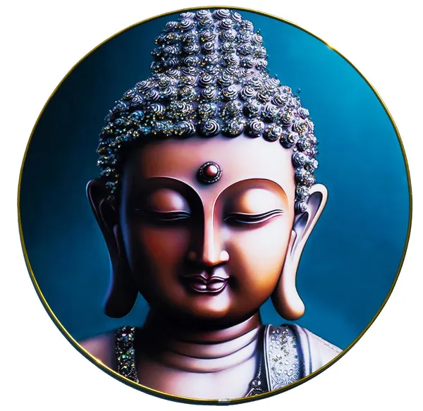 Large_Round_Buddha_Crystal_Embossed_Wall_Art_Painting_For_Home_Decor_Living_Room_Wall_Decoration