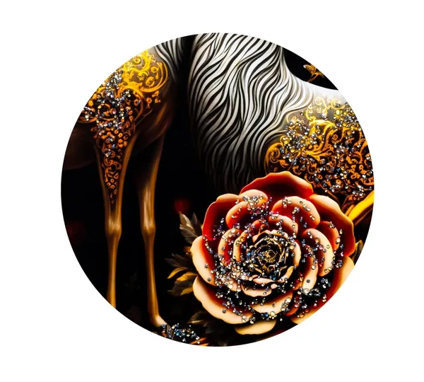 Large_Round_Deer_Crystal_Embedded_Painting_For_Home_Decor_Living_Room_Wall_Decoration