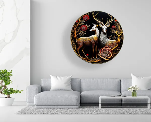 Large_Round_Deer_Crystal_Embedded_Painting_For_Home_Decor_Living_Room_Wall_Decoration