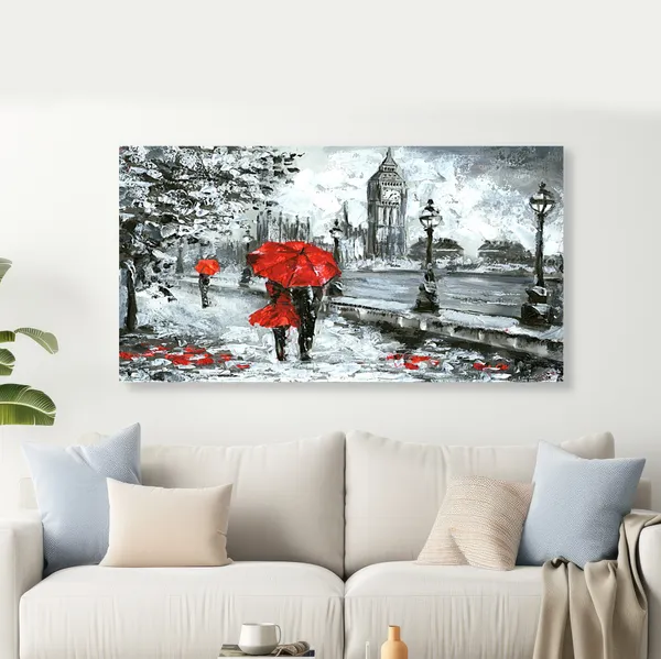 Couple_Walk_In_Forest_Canvas_Wall_Painting_For_Home_Decor_Living_Room_Wall_Decoration_Fitted_With_Wooden_Frame