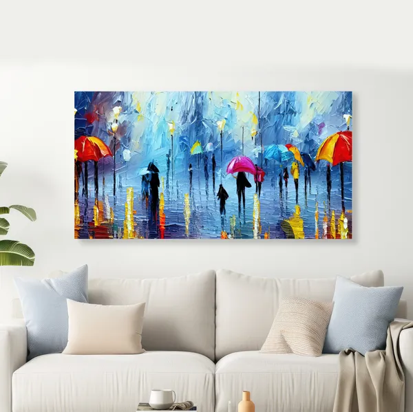 Classic_Umbrella_Canvas_Wall_Painting_For_Home_Decor_Living_Room_Wall_Decoration_Fitted_With_Wooden_Frame