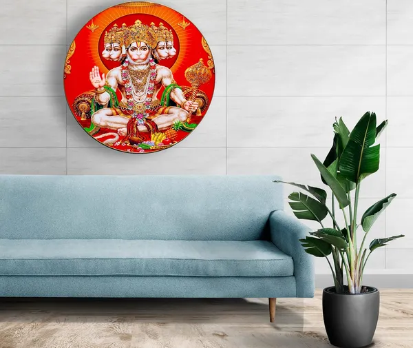 Large_Round_God_Hanumaan_Crystal_Embossed_Wall_Art_Painting_For_Home_Decor_Living_Room_Wall_Decoration