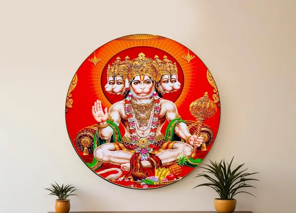 Large_Round_God_Hanumaan_Crystal_Embossed_Wall_Art_Painting_For_Home_Decor_Living_Room_Wall_Decoration