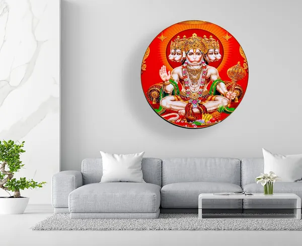 Large_Round_God_Hanumaan_Crystal_Embossed_Wall_Art_Painting_For_Home_Decor_Living_Room_Wall_Decoration