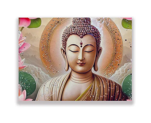 Namo_Buddhay_Crystal_Embossed_Wall_Art_Painting_For_Home_Decor_Living_Room_Wall_Decoration