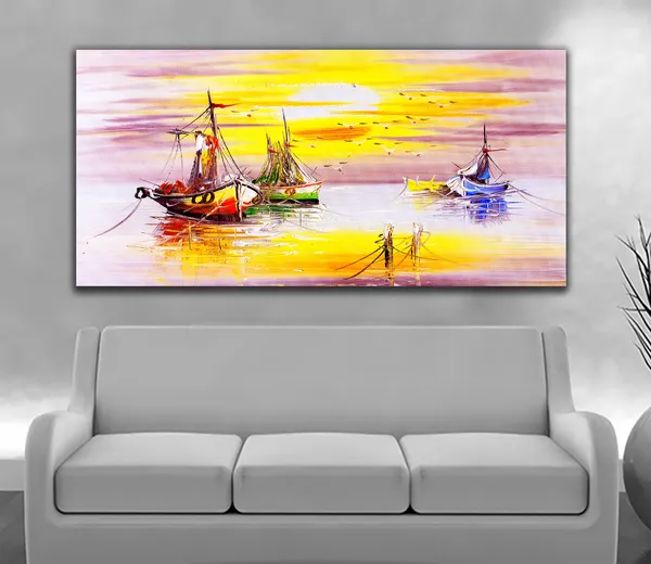 Marine_Boat_Canvas_Wall_Painting_For_Home_Decor_Living_Room_Wall_Decoration_Fitted_With_Wooden_Frame