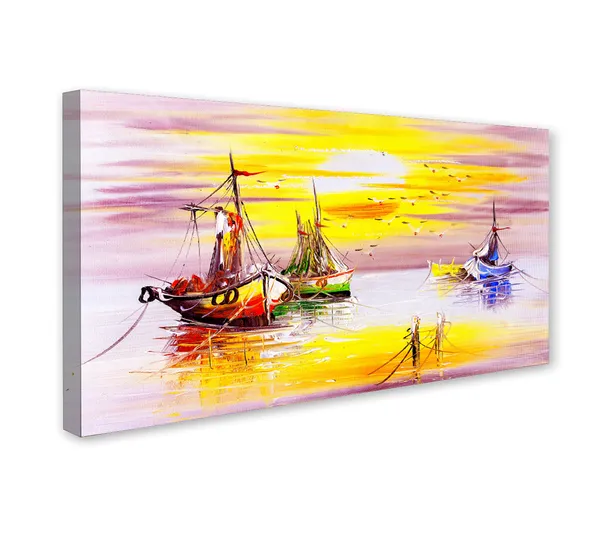 Marine_Boat_Canvas_Wall_Painting_For_Home_Decor_Living_Room_Wall_Decoration_Fitted_With_Wooden_Frame