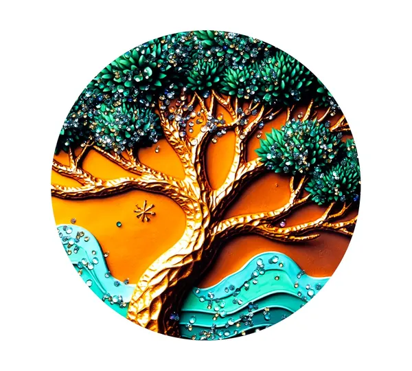 Large_Round_Nature_Crystal_Embossed_Wall_Art_Painting_For_Home_Decor_Living_Room_Wall_Decoration