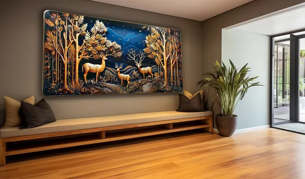 Golden_Deer_High_Glossy_Crystal_Embossed_Wall_Art_Painting_For_Home_Decor_Living_Room_Wall_Decoration