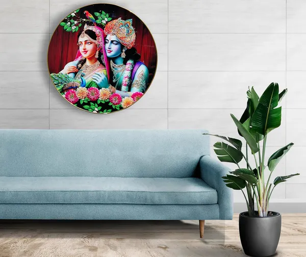 Large_Round_Radha_Krishna_Crystal_Embossed_Wall_Art_Painting_For_Home_Decor_Living_Room_Wall_Decoration