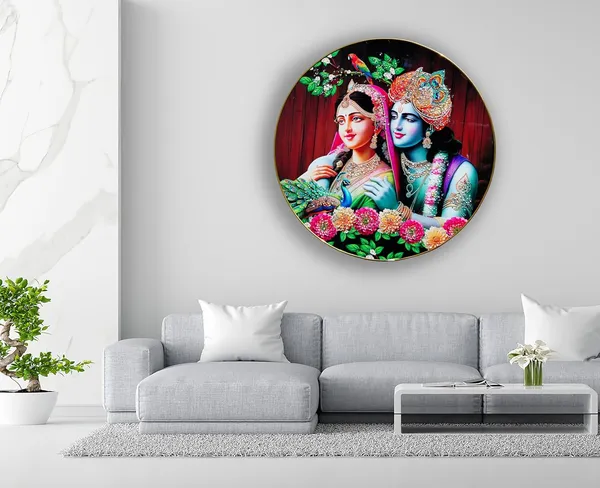 Large_Round_Radha_Krishna_Crystal_Embossed_Wall_Art_Painting_For_Home_Decor_Living_Room_Wall_Decoration