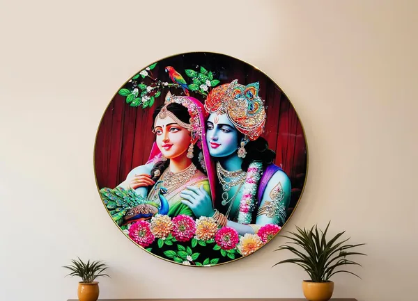 Large_Round_Radha_Krishna_Crystal_Embossed_Wall_Art_Painting_For_Home_Decor_Living_Room_Wall_Decoration