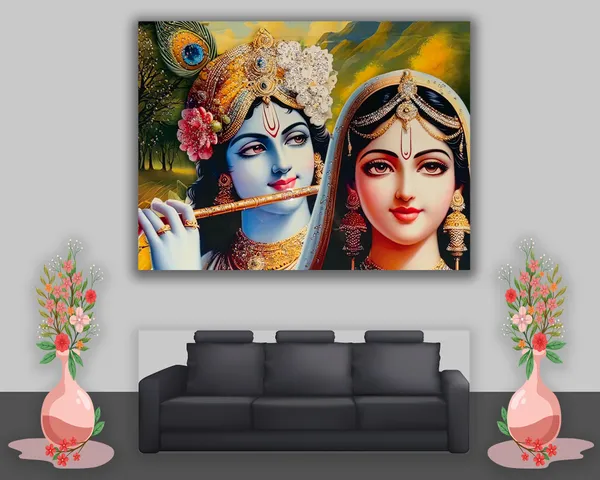 Lord_Krishna_And_Radha_Crystal_Embossed_Wall_Art_Painting_For_Home_Decor_Living_Room_Wall_Decoration