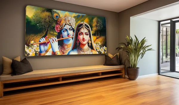 Lord_Krishna_And_Radha_Crystal_Embossed_Wall_Art_Painting_For_Home_Decor_Living_Room_Wall_Decoration