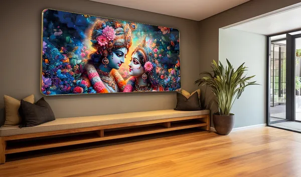 Lord_Krishna_And_Radha_Modern_Crystal_Embossed_Wall_Art_Painting_For_Home_Decor_Living_Room_Wall_Decoration