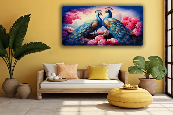 Peacock_Crystal_Embossed_Wall_Art_Painting_For_Home_Decor_Living_Room_Wall_Decoration