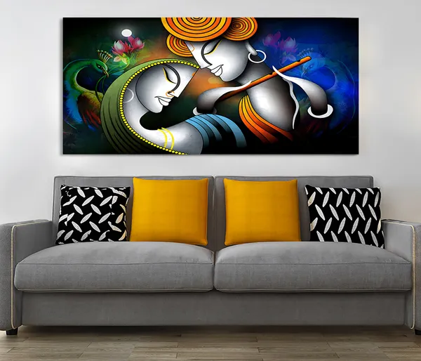 Radha_Krishna_Canvas_Painting_For_Home_Decor_Living_Room_Wall_Decoration_Fitted_With_Wooden_Frame