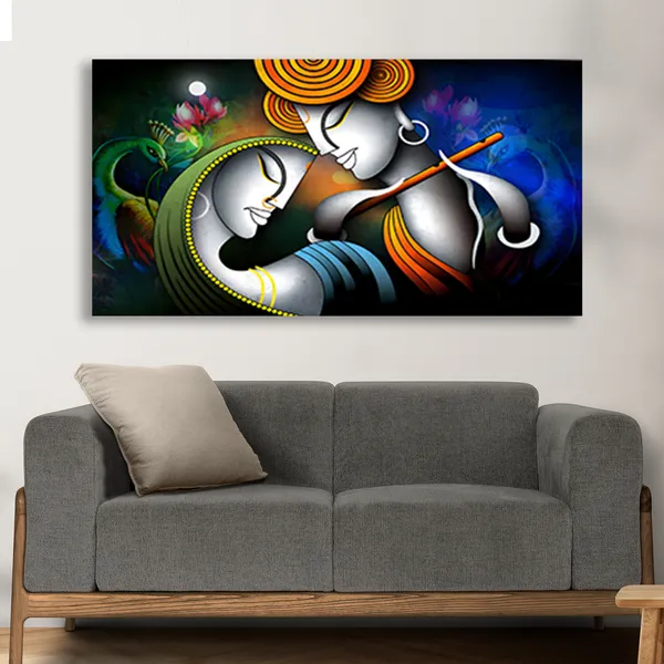Radha_Krishna_Canvas_Painting_For_Home_Decor_Living_Room_Wall_Decoration_Fitted_With_Wooden_Frame