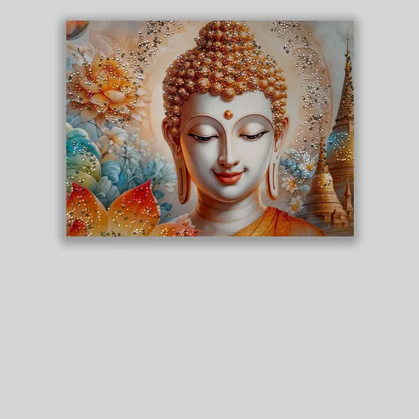 Large_Round_Buddha_Crystal_Embossed_Wall_Art_Painting_For_Home_Decor_Living_Room_Wall_Decoration