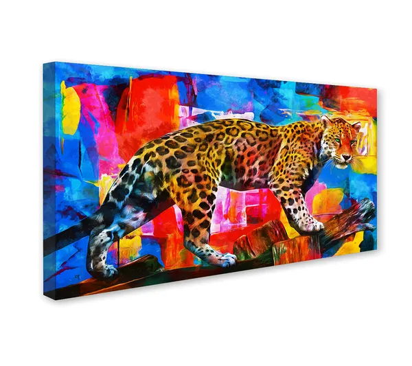 Printed_Leopard_Canvas_Wall_Painting_For_Home_Decor_Living_Room_Wall_Decoration_Fitted_With_Wooden_Frame