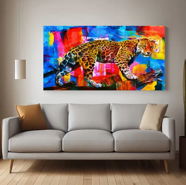 Printed_Leopard_Canvas_Wall_Painting_For_Home_Decor_Living_Room_Wall_Decoration_Fitted_With_Wooden_Frame