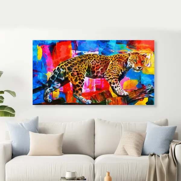 Printed_Leopard_Canvas_Wall_Painting_For_Home_Decor_Living_Room_Wall_Decoration_Fitted_With_Wooden_Frame