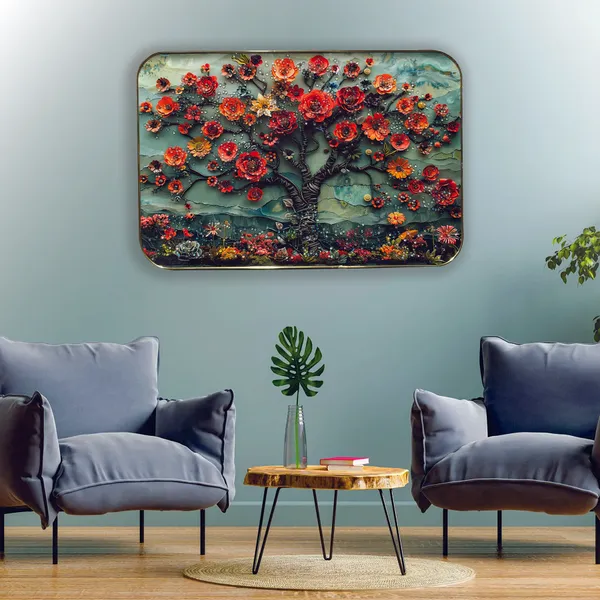 3D_Flower_Crystal_Embossed_Wall_Art_Painting_For_Home_Decor_Living_Room_Wall_Decoration
