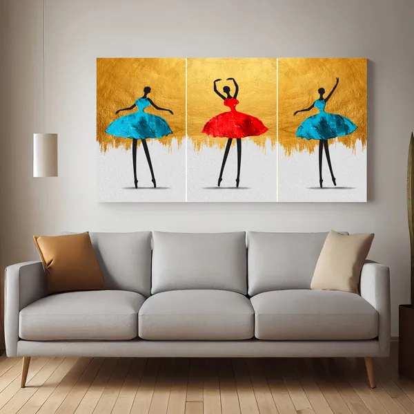 Classic_Dancing_African_Lady_Canvas_Wall_Painting_For_Home_Decor_Living_Room_Wall_Decoration_Fitted_With_Wooden_Frame