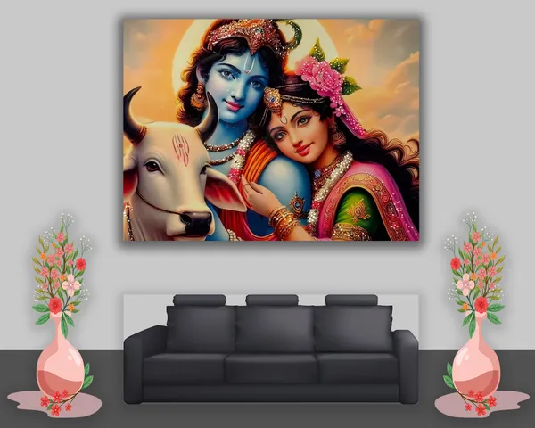 Radha_And_Krishna_Crystal_Embossed_Wall_Art_Painting_For_Home_Decor_Living_Room_Wall_Decoration