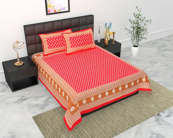 Rajasthani_Jaipuri_Traditional_Queen_Bedsheet_with_2_Pillow_Cover_(Red)