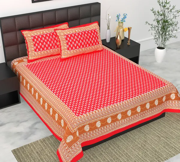 Rajasthani_Jaipuri_Traditional_Queen_Bedsheet_with_2_Pillow_Cover_(Red)