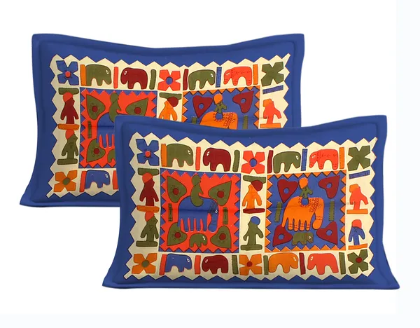 Rajasthani_Jaipuri_Traditional_Double_Bedsheet_with_2_Pillow_Cover_(Orange)