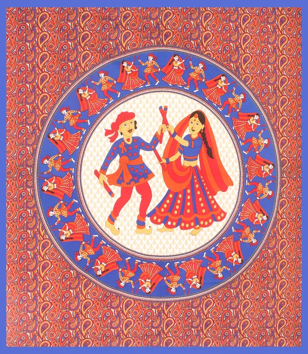 Rajasthani_Jaipuri_Traditional_Queen_Bedsheet_with_2_Pillow_Cover_(Orange)